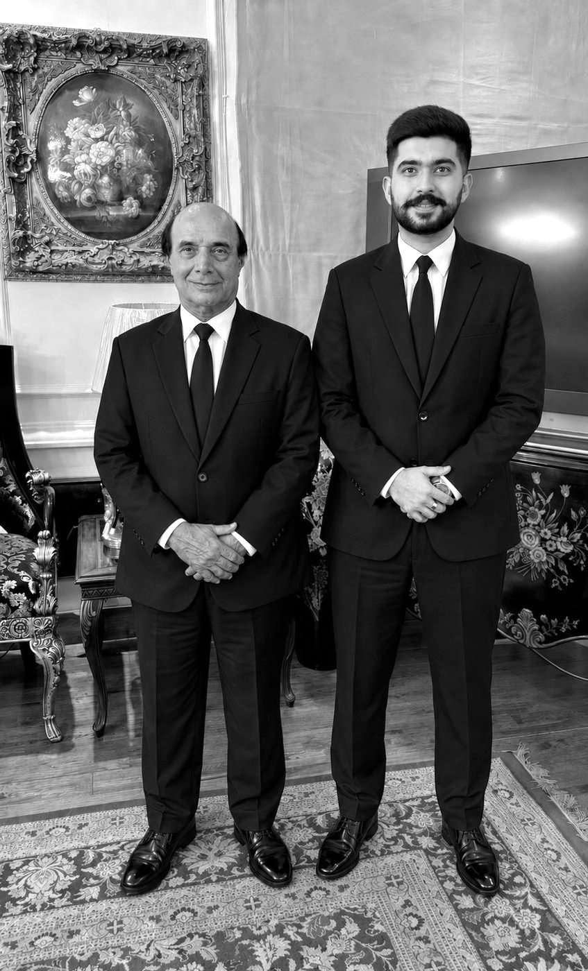Abdullah Warraich with senior counsel at Khosa Law Chambers